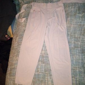 Athleta light colored thin pants size 8